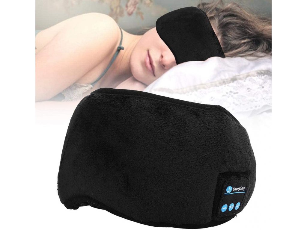 bluetooth maska na spanie so zabudovanými slúchadlami